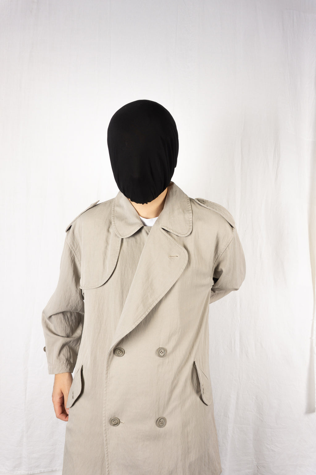 I.S. Issey Miyake Sport 80s trench coat beige – label | Recente Studio