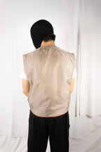 Issey Miyake Design Studio 1981 Sony uniform vest – pocket detail | Recente Studio