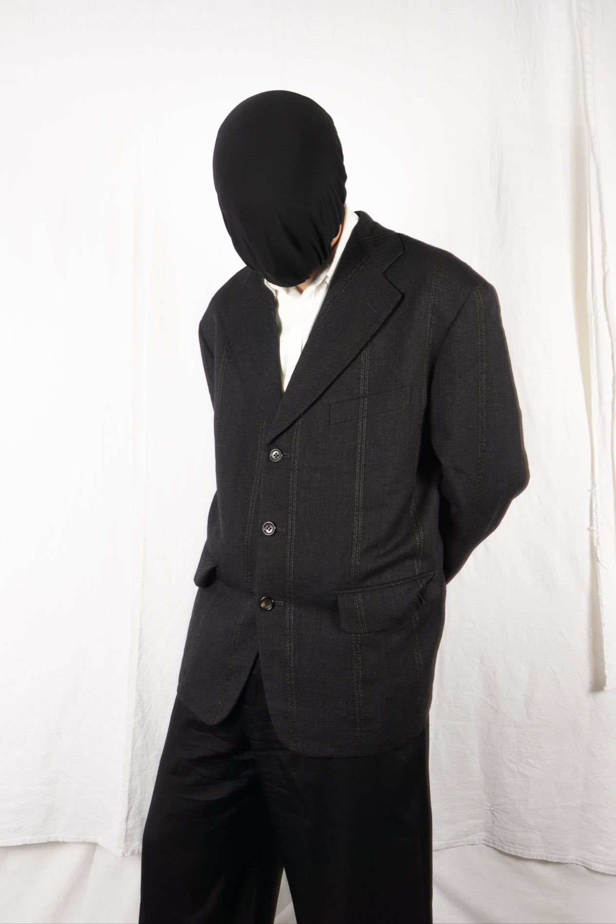 Comme des Garçons Homme Plus A/W 1985 oversize jacket – front view | Recente Studio