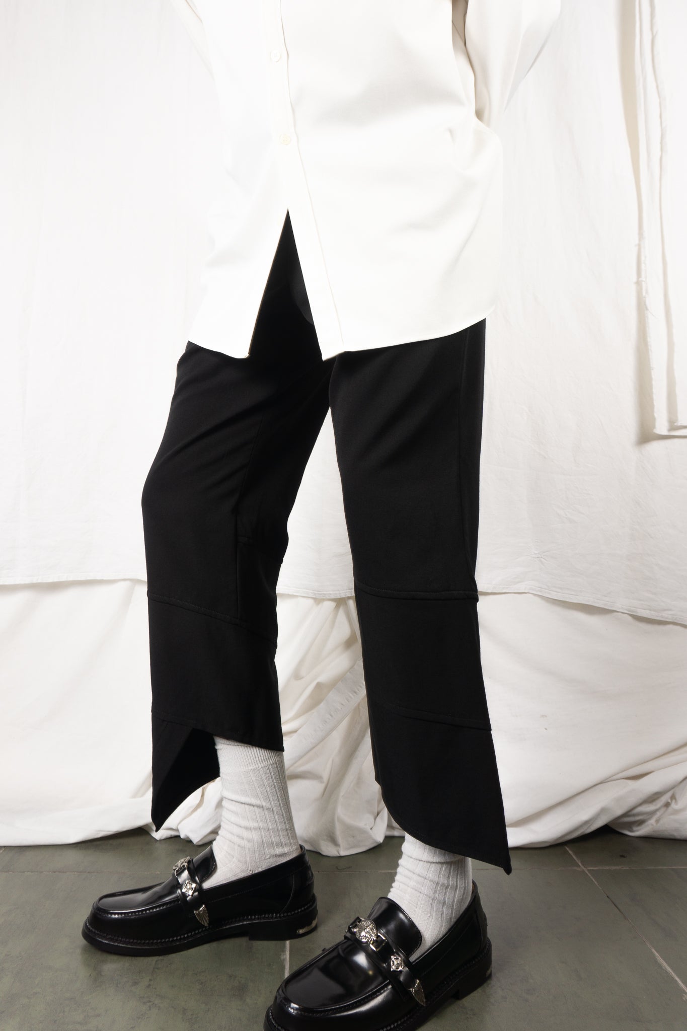 Comme des Garçons Homme Plus S/S 2019 spiral pants – back view | Recente Studio