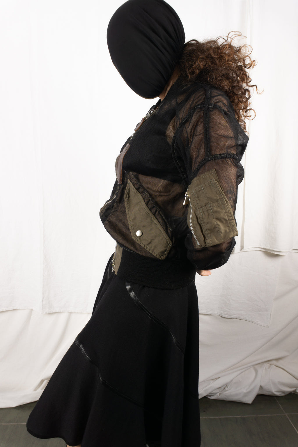 Junya Watanabe S/S 2012 transparent bomber jacket – label | Recente Studio