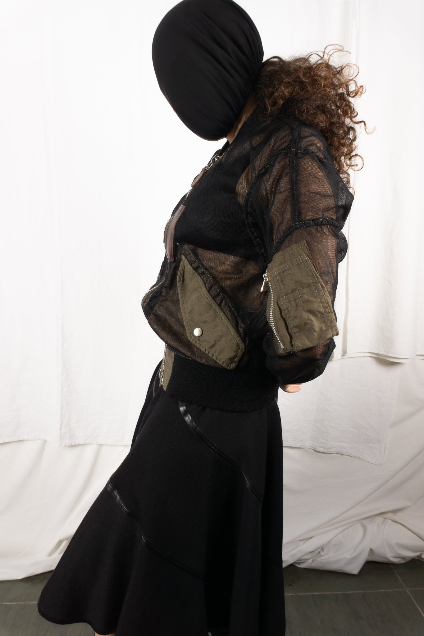 Junya Watanabe S/S 2012 transparent bomber jacket – label | Recente Studio