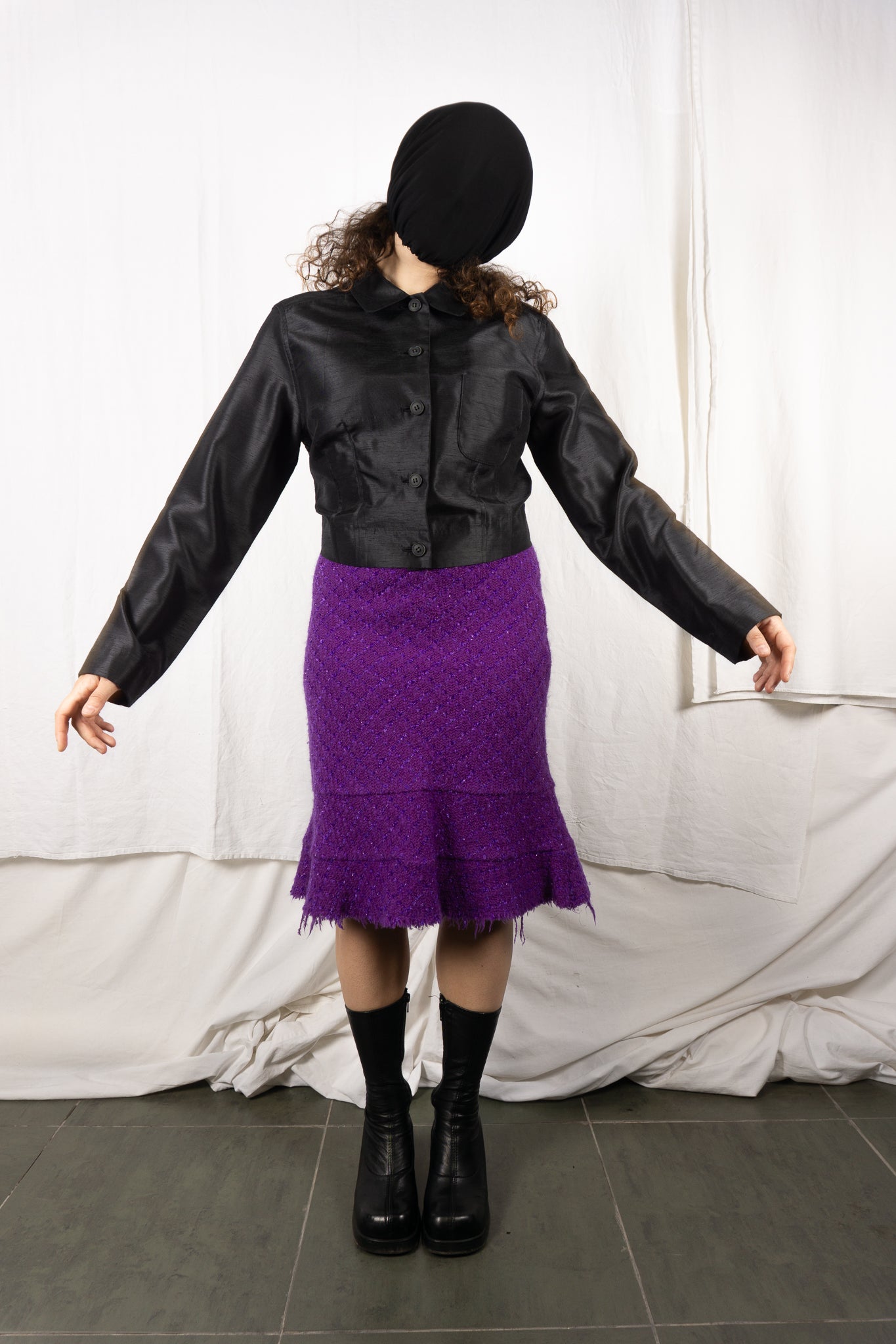 Junya Watanabe AW00 skirt – side view | Recente Studio