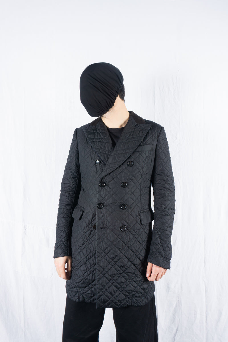 Junya Watanabe Man A/W 2014 quilted coat – front view | Recente Studio