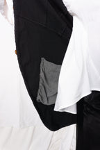 Comme des Garçons AW10 long waistcoat – open front | Recente Studio
