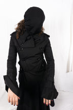 Junya Watanabe A/W 2005 short trench – collar detail | Recente Studio