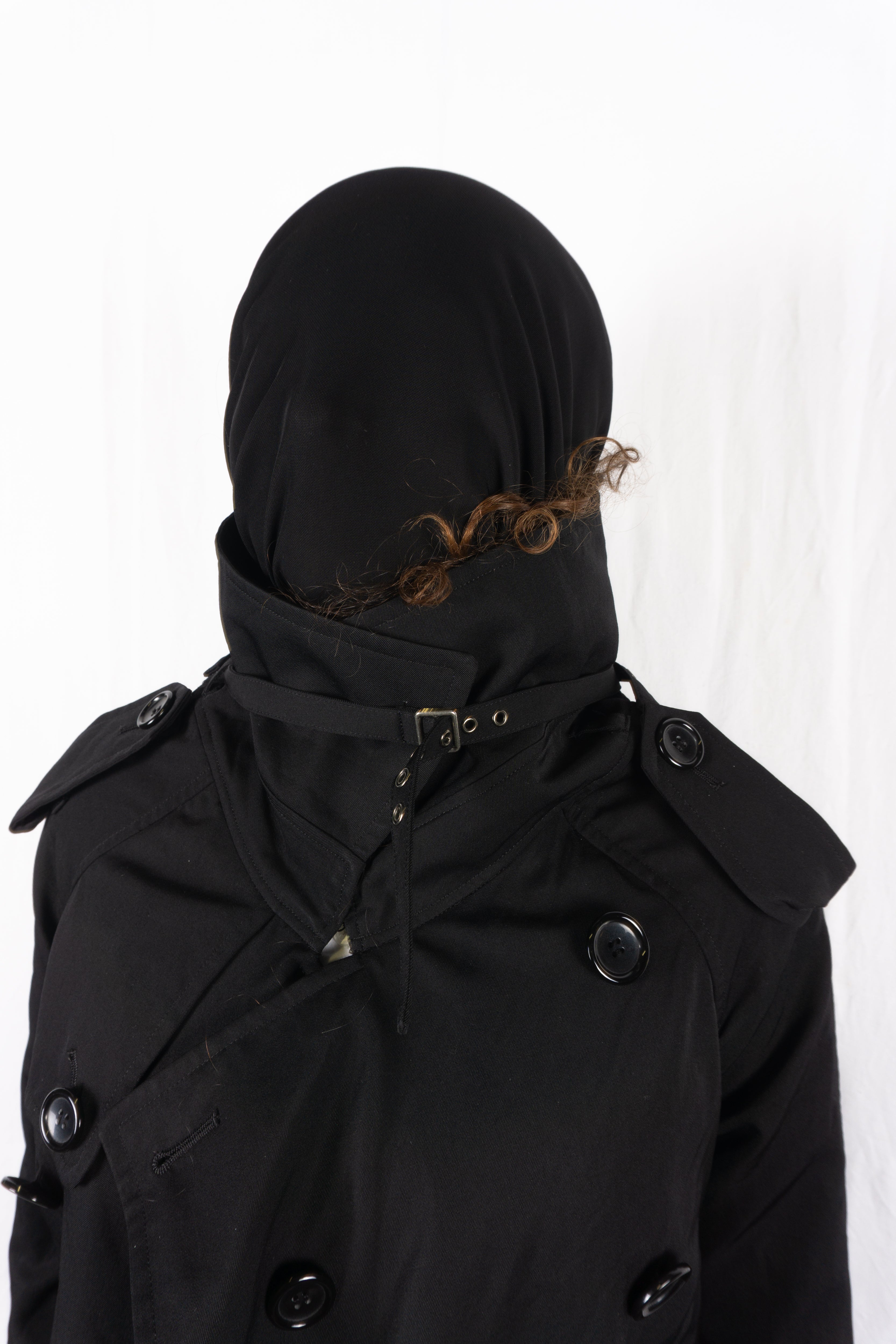 Junya Watanabe A/W 2005 short trench – open front | Recente Studio