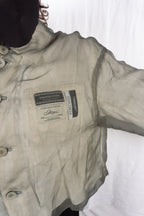 Undercover SS24 transparent crop jacket – collar detail | Recente Studio