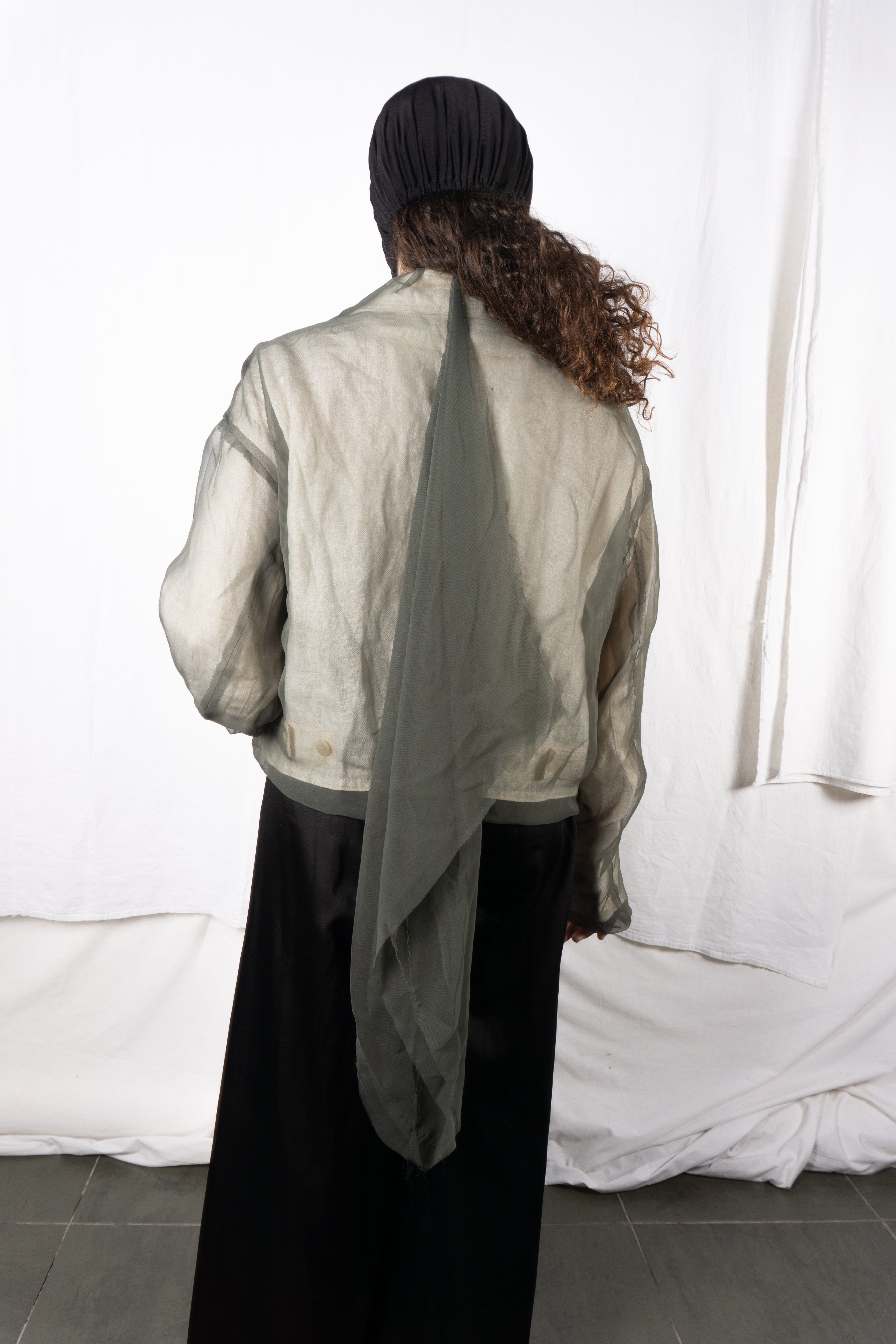 Undercover S/S 2024 transparent crop jacket – full length | Recente Studio