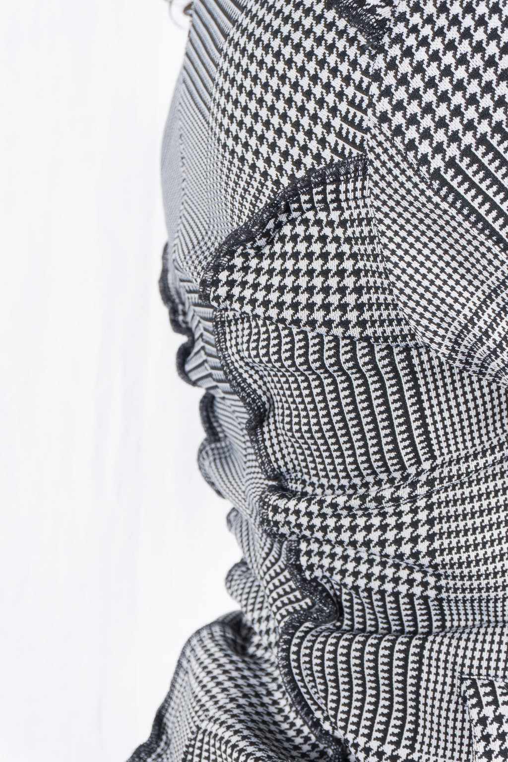 Comme des Garçons S/S 2012 asymmetrical checked jacket – back view | Recente Studio