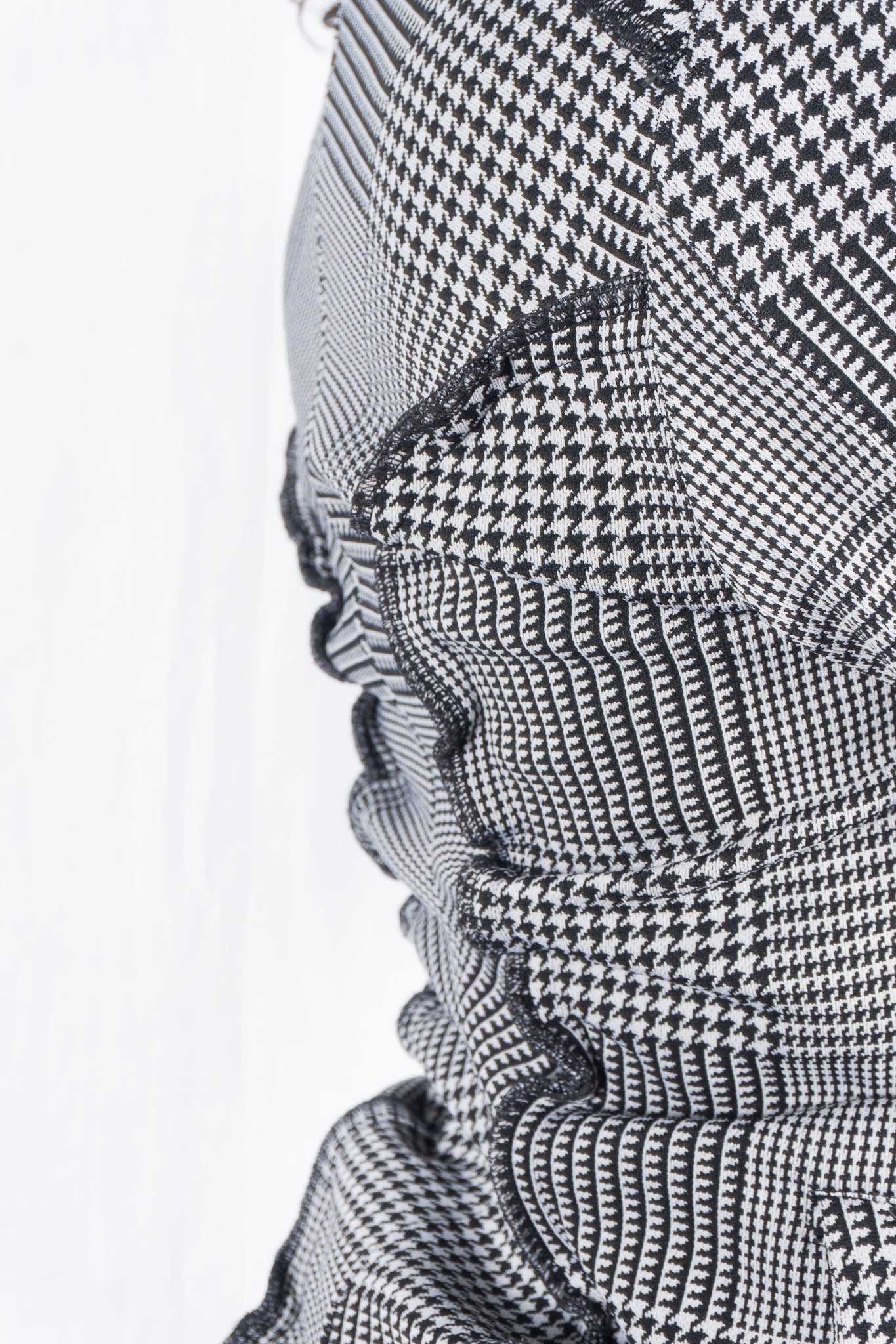 Comme des Garçons S/S 2012 asymmetrical checked jacket – back view | Recente Studio