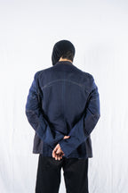 Junya Watanabe Man SS21 patchwork jacket – back view | Recente Studio