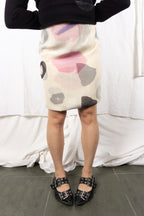 Comme des Garçons S/S 1991 floral skirt – front view | Recente Studio