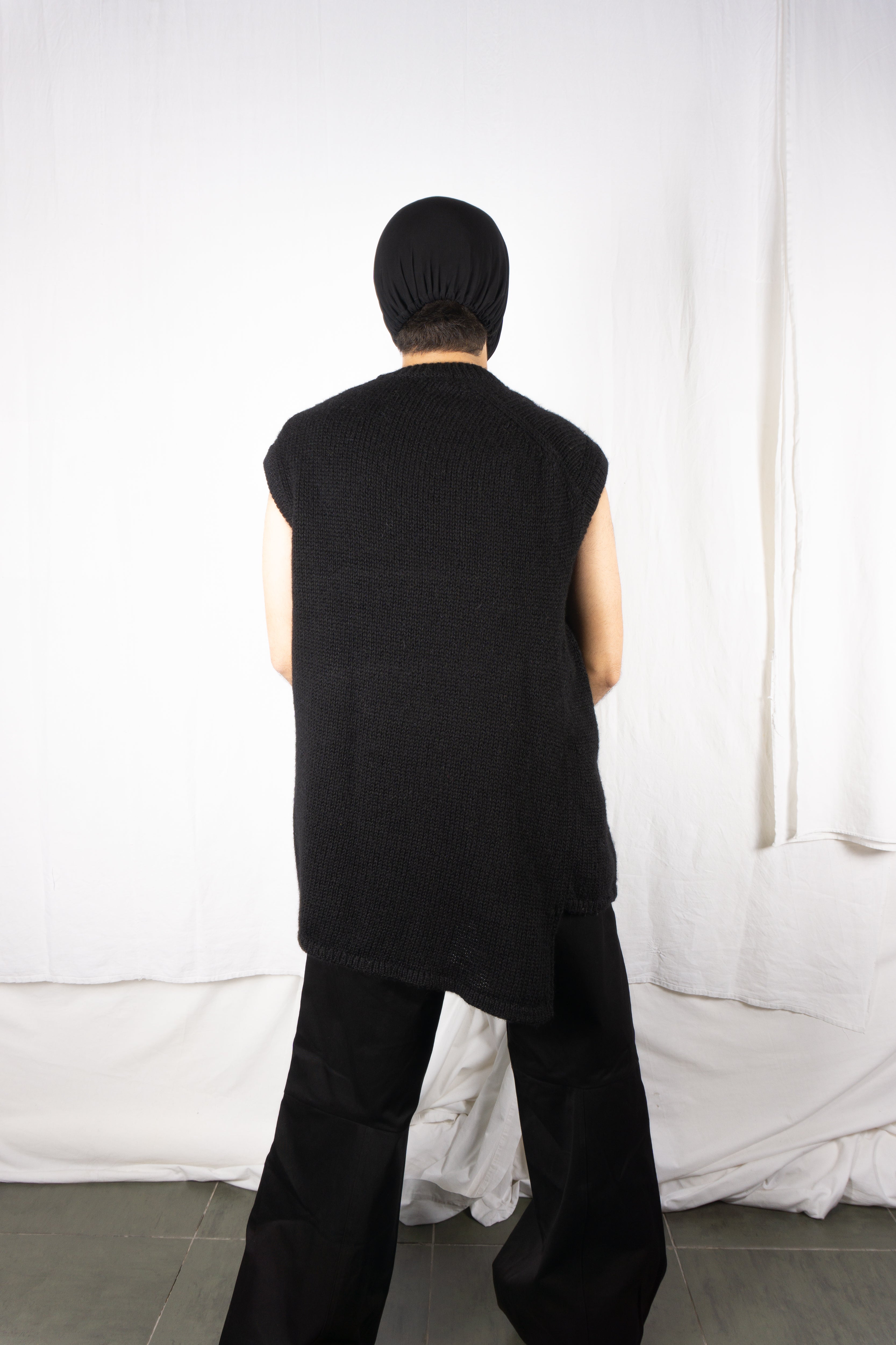 Comme des Garçons 1990s asymmetrical vest – full length | Recente Studio