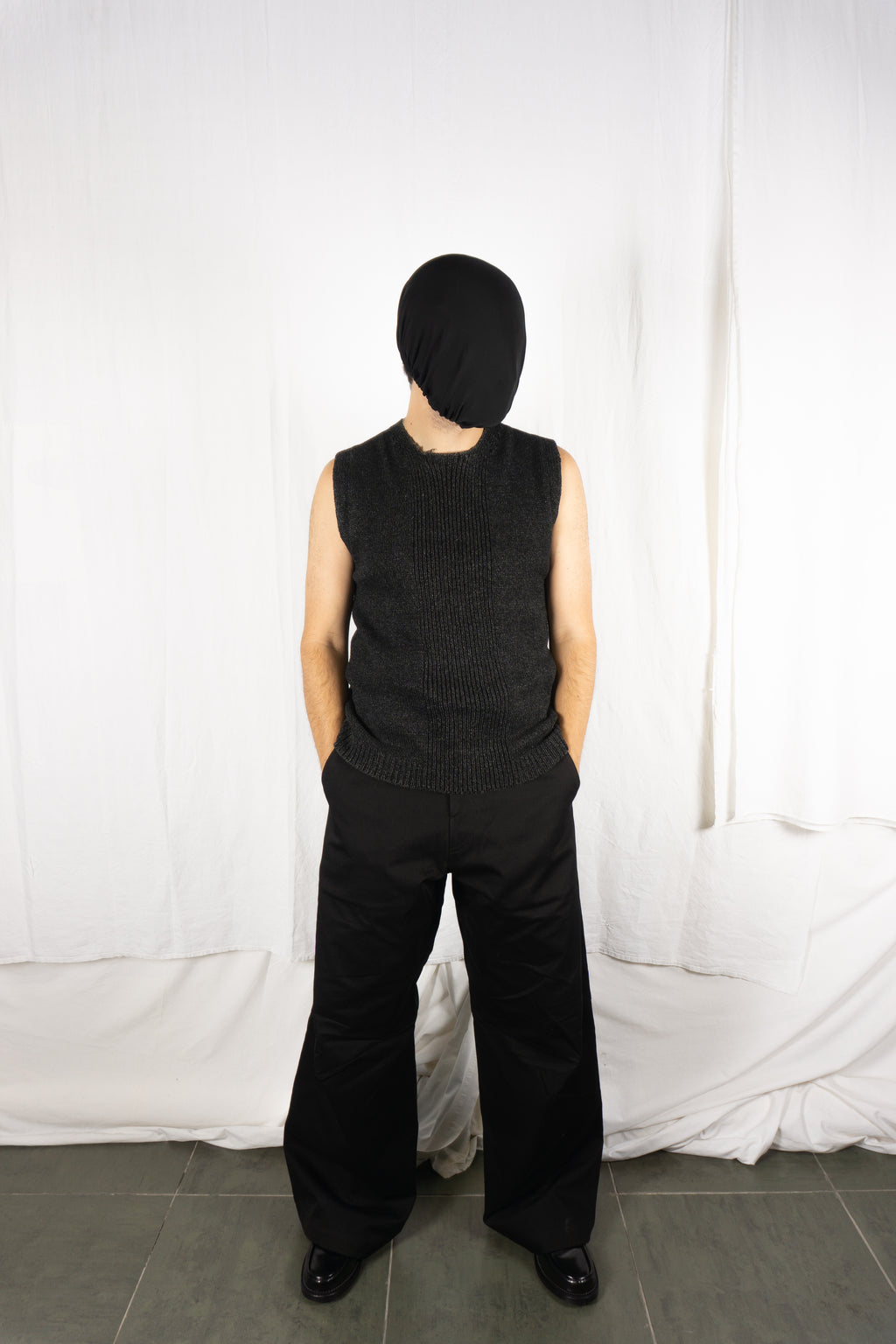 IM Issey Miyake Men 1990s vest – side view | Recente Studio