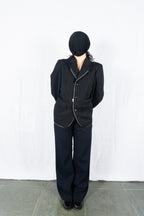 Comme des Garçons SS92 deformable zip jacket – open view | Recente Studio