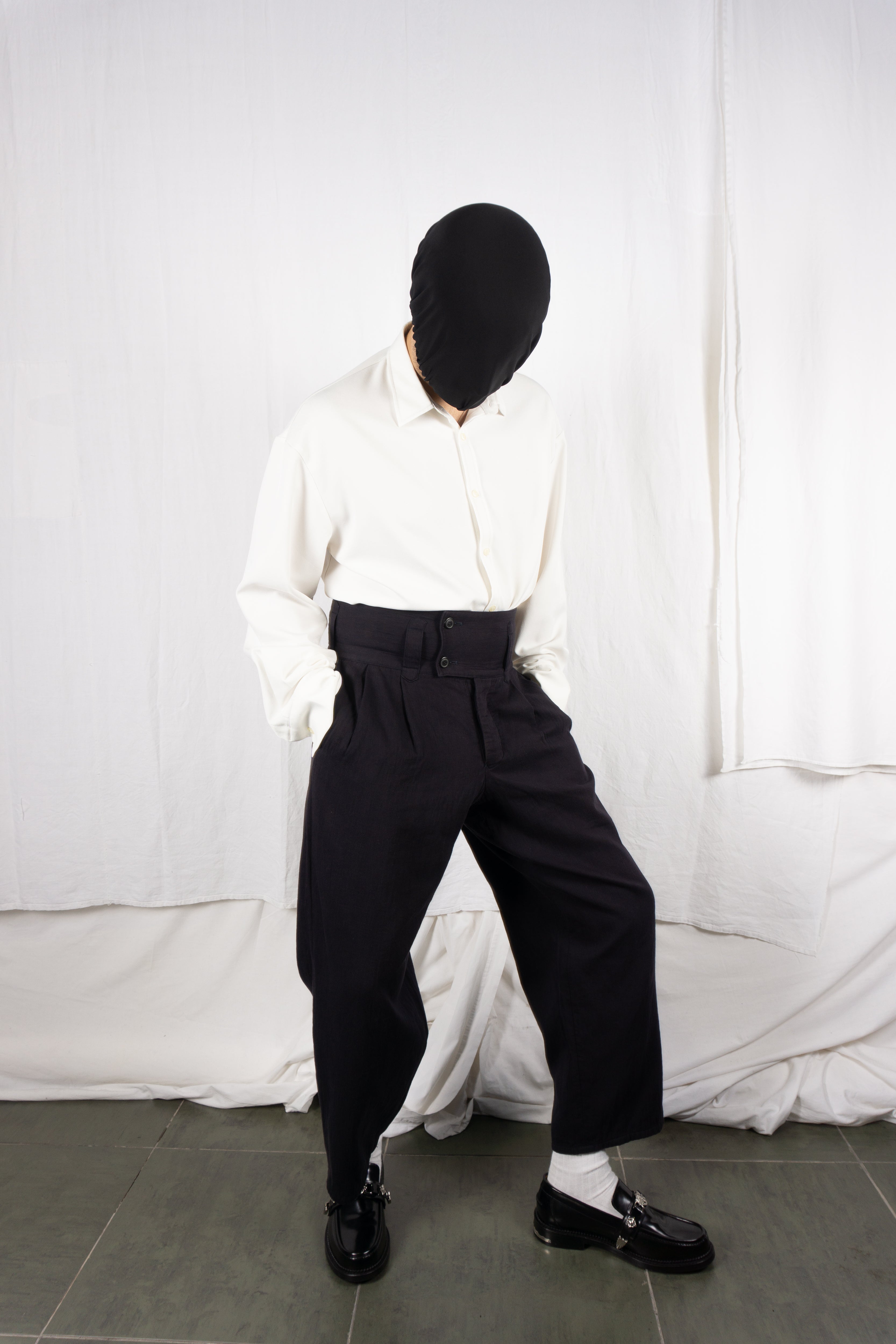 Issey Miyake Men 1990s high-waisted trousers – full length | Recente Studio