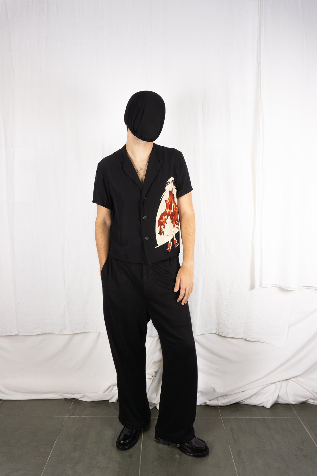 Yohji Yamamoto Pour Homme S/S 2016 linen pants – side view | Recente Studio