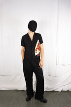 Yohji Yamamoto Pour Homme S/S 2016 linen pants – side view | Recente Studio