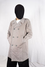 Comme des Garçons SHIRT 2000s double-breasted trench coat – open front | Recente Studio