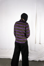 Comme des Garçons Homme Plus A/W 2001 psychedelic shirt – worn view | Recente Studio