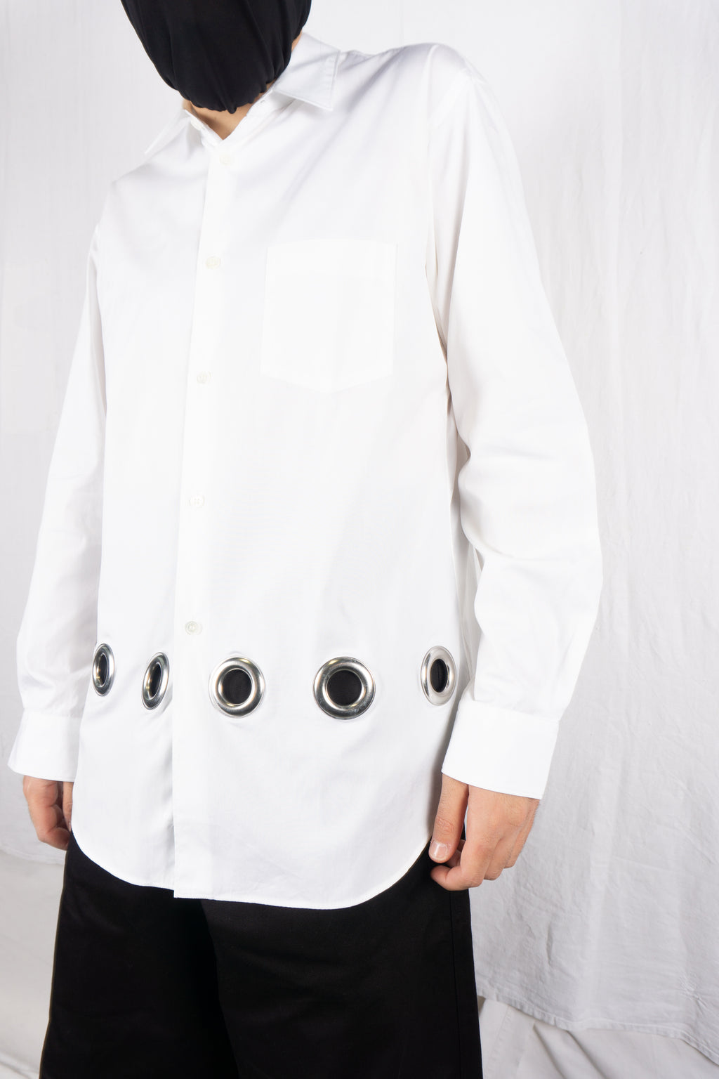Comme des Garçons SHIRT rings shirt – back view | Recente Studio