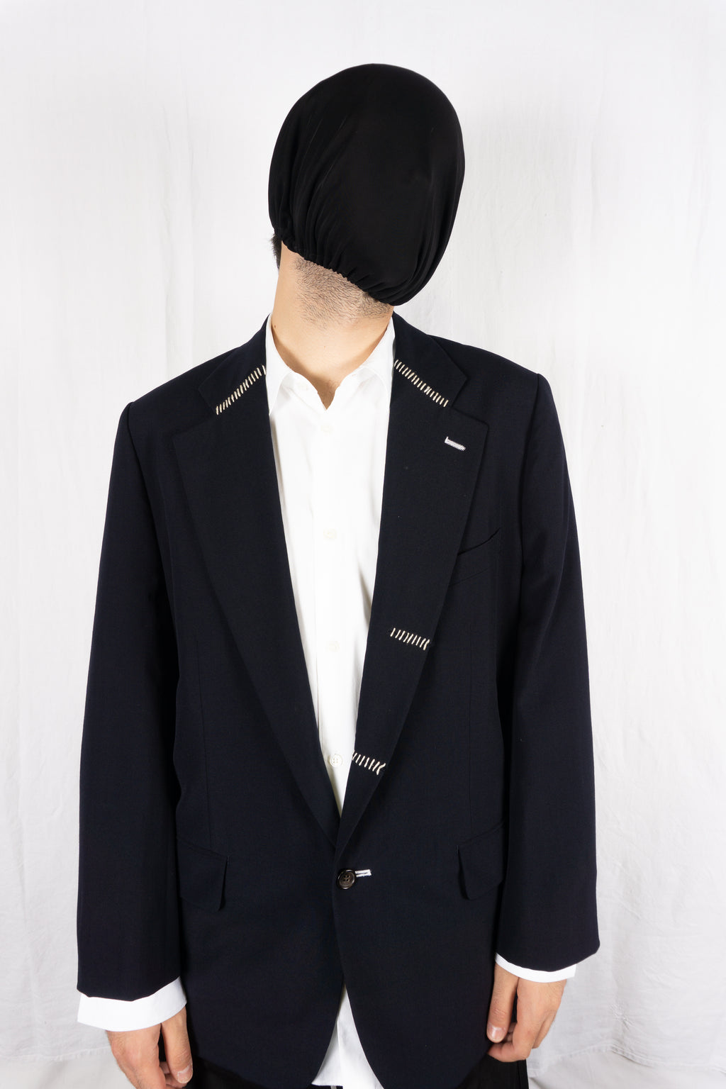 Comme des Garçons Homme Plus S/S 1992 stitched jacket – side view | Recente Studio