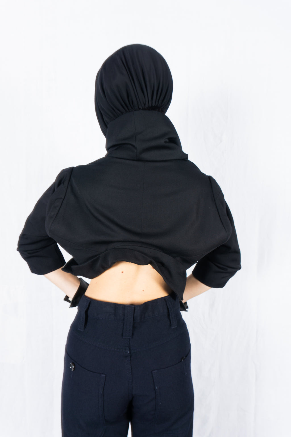 Comme des Garçons S/S 1992 deformable zip jacket – collar detail | Recente Studio