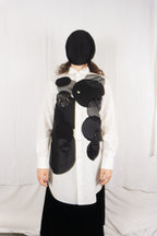 Junya Watanabe AW14 patchwork shirt – back view | Recente Studio