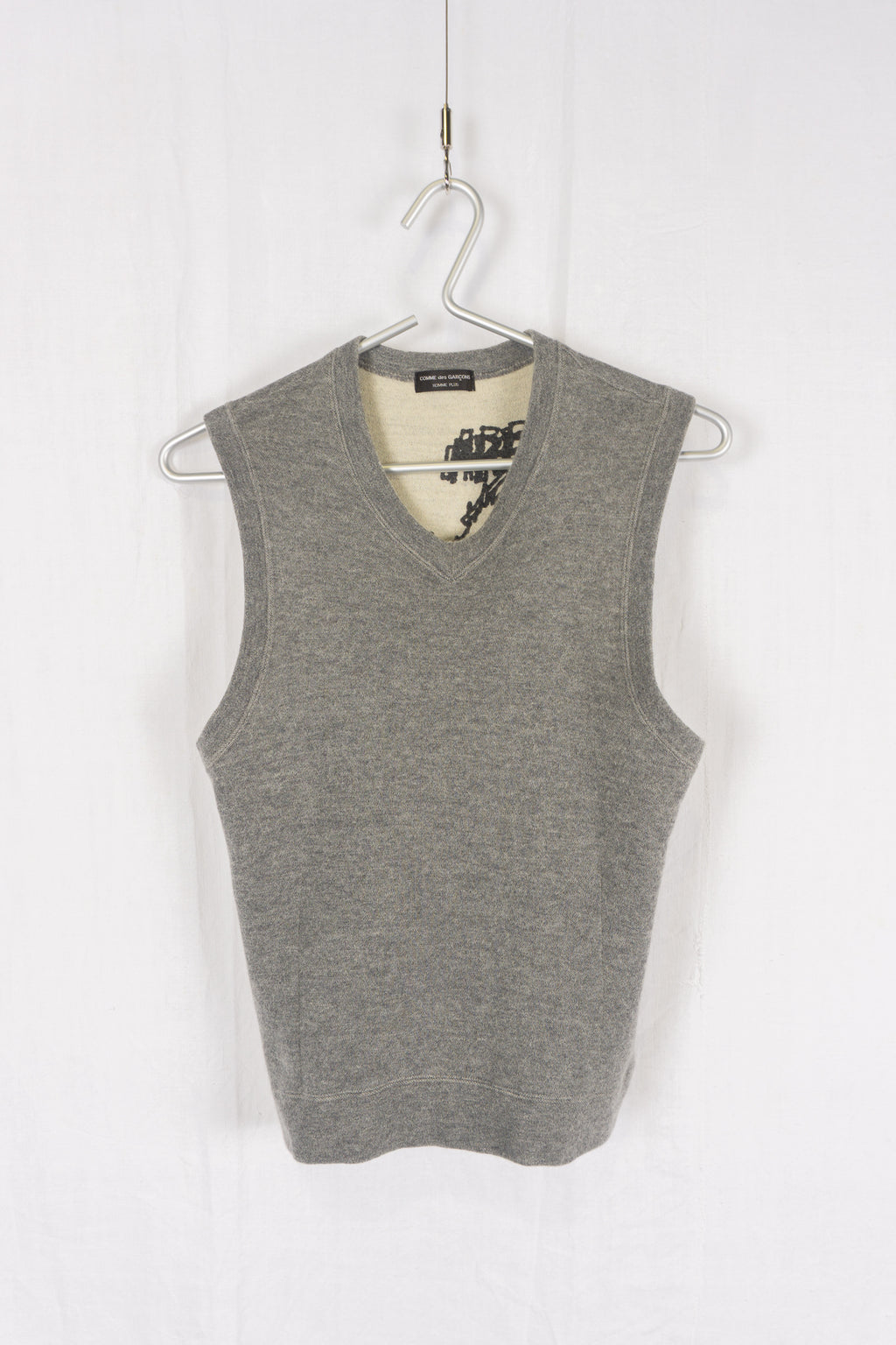 Comme des Garçons Homme Plus SS04 wool vest – back view | Recente Studio