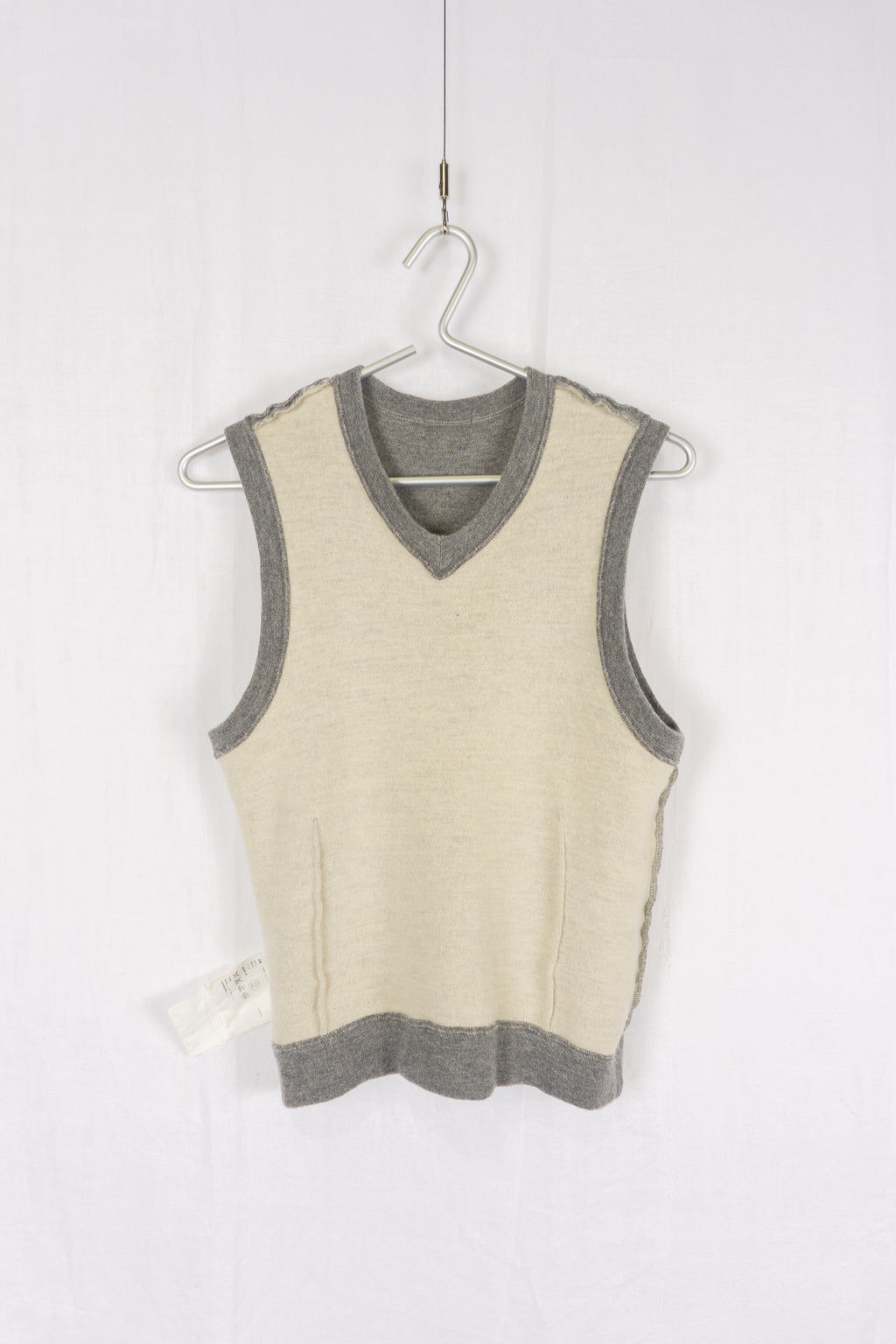 Comme des Garçons Homme Plus S/S 2004 wool vest – side view | Recente Studio