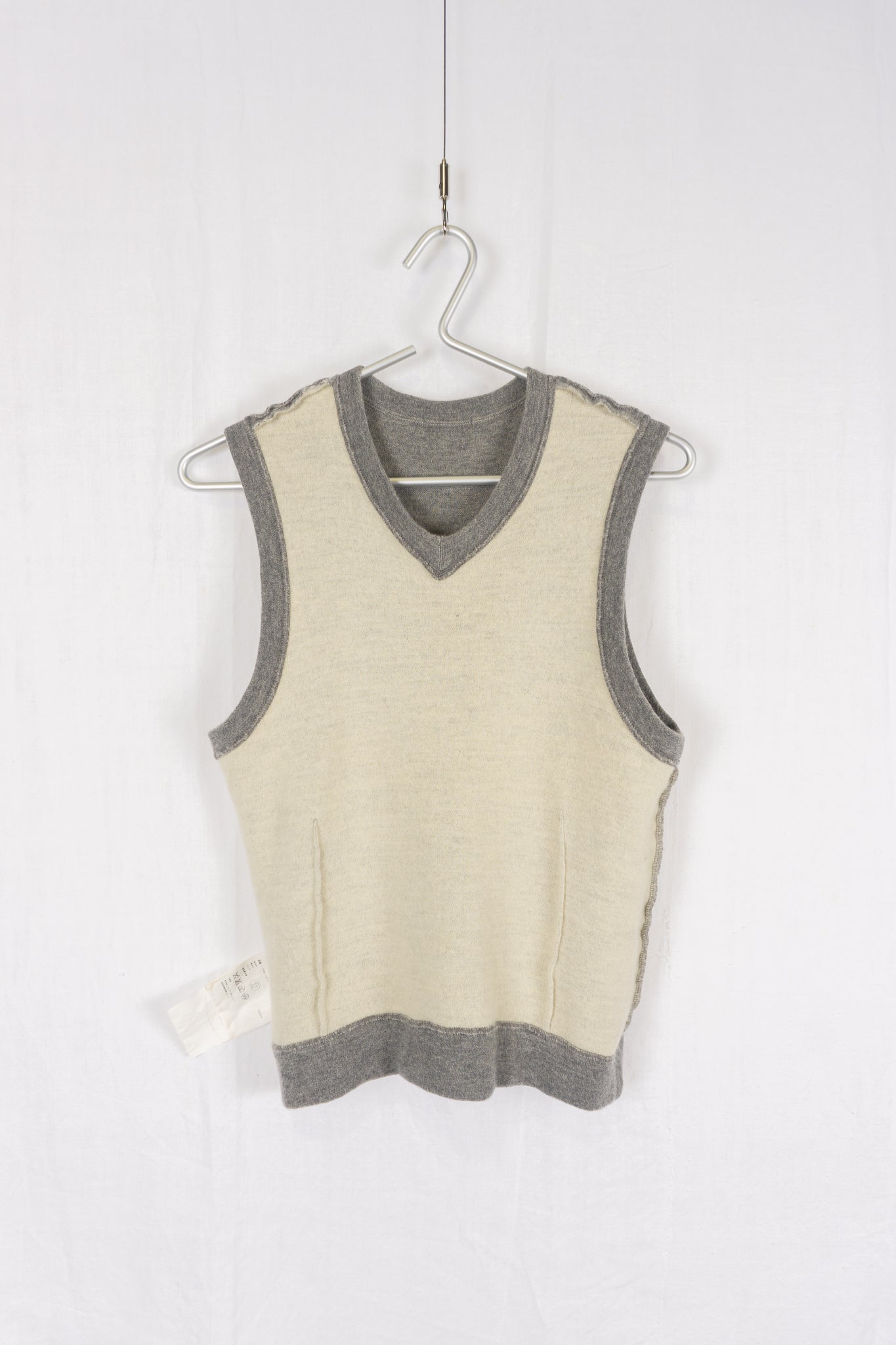 Comme des Garçons Homme Plus S/S 2004 wool vest – side view | Recente Studio
