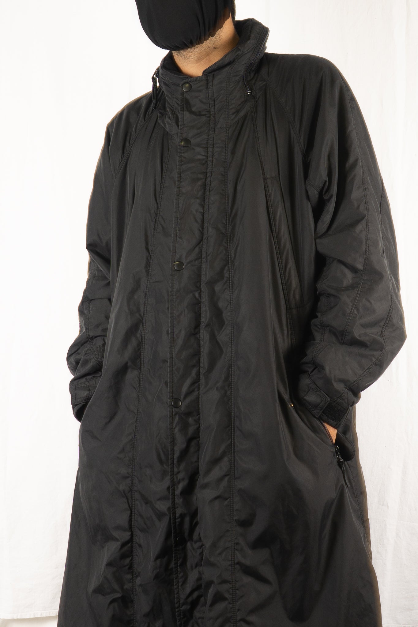 Issey Miyake White Label 2000s parachute coat – full length | Recente Studio