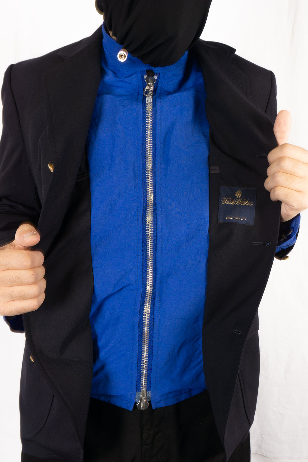 Junya Watanabe Man SS09 x Brooks Brothers reversible jacket – full length | Recente Studio