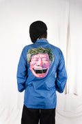 Comme des Garçons SHIRT S/S 2021 x Yue Minjun nylon jacket – front view | Recente Studio