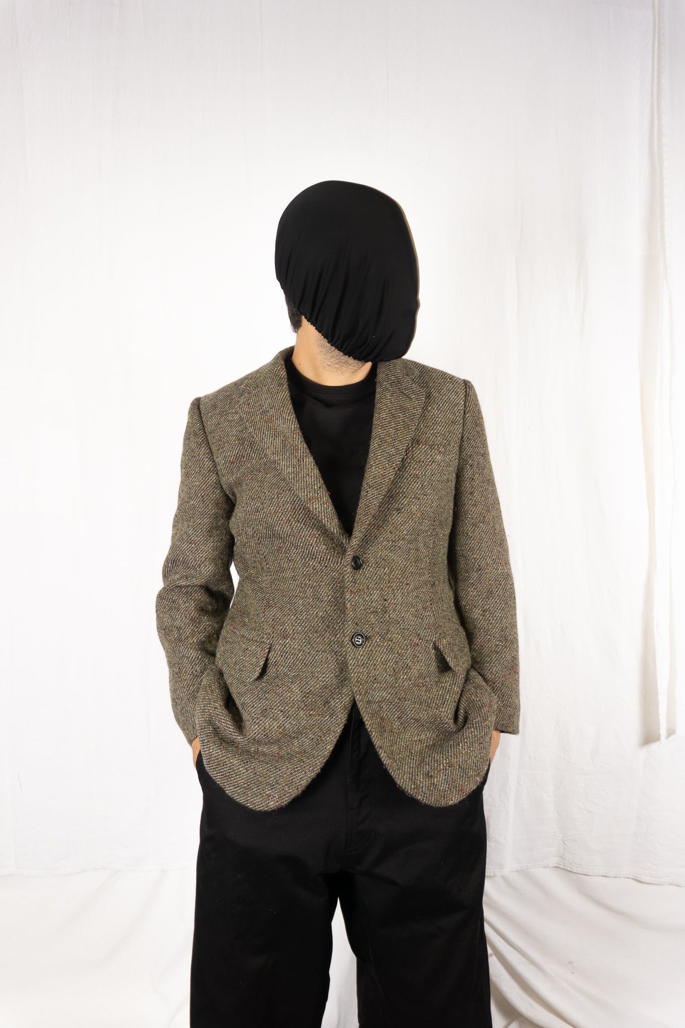 Junya Watanabe Man A/W 2004 wool jacket – side view | Recente Studio