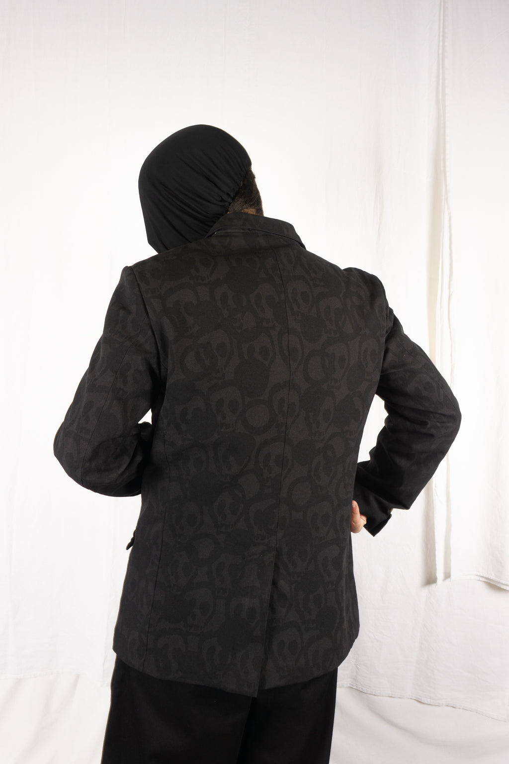 Comme des Garçons Homme Plus S/S 2011 skull printed jacket – side view | Recente Studio