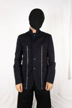 Comme des Garçons Homme Plus Evergreen S/S 2007 studded jacket – front view | Recente Studio