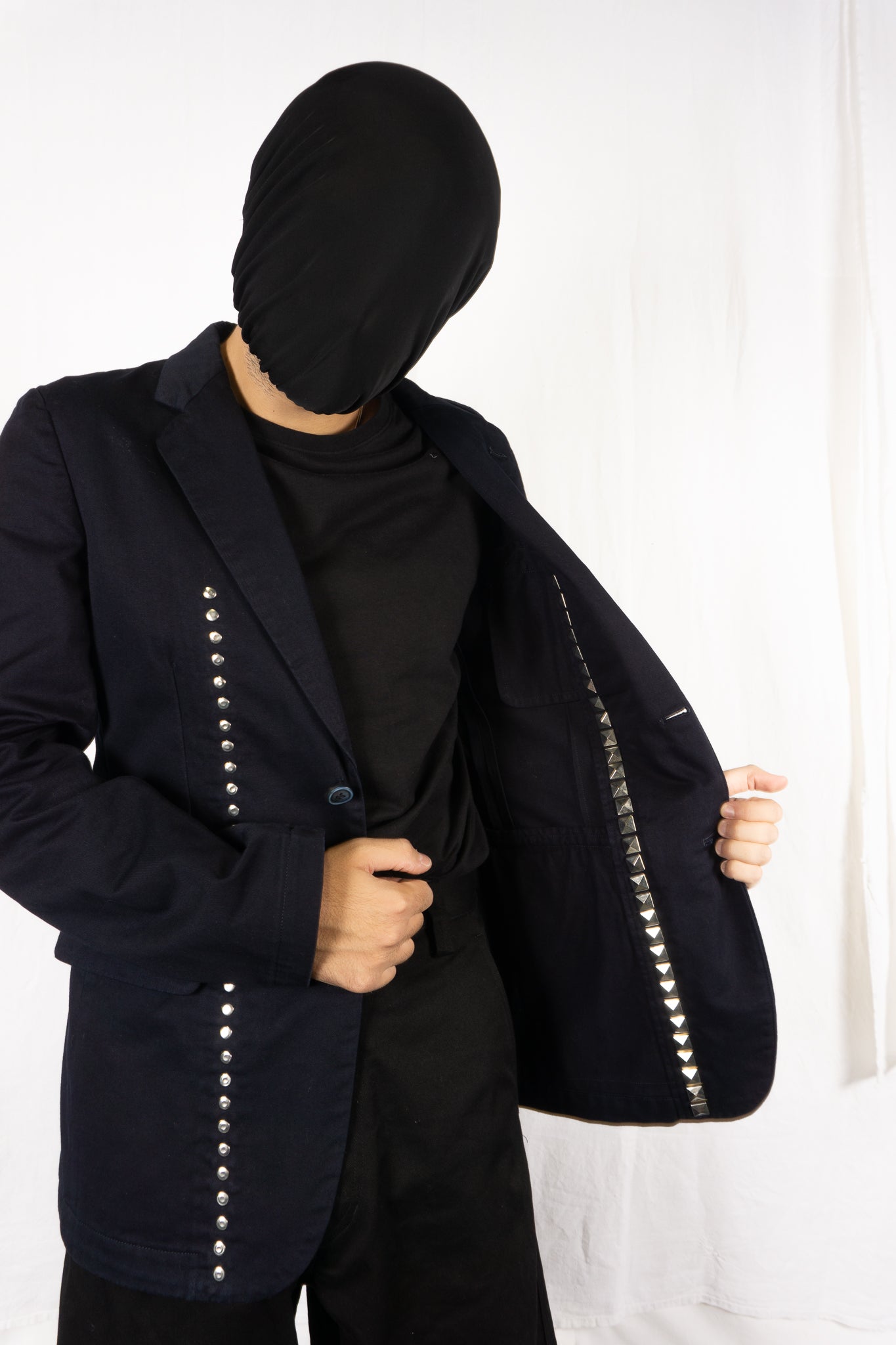 Comme des Garçons Homme Plus Evergreen SS07 studded jacket – stud detail | Recente Studio
