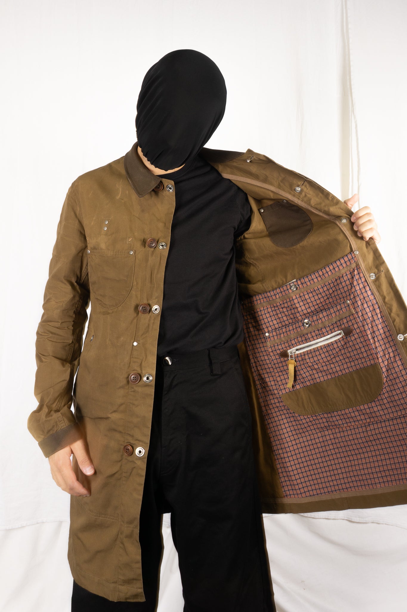Junya Watanabe Man x Seil Marschall SS14 reversible coat – back view | Recente Studio