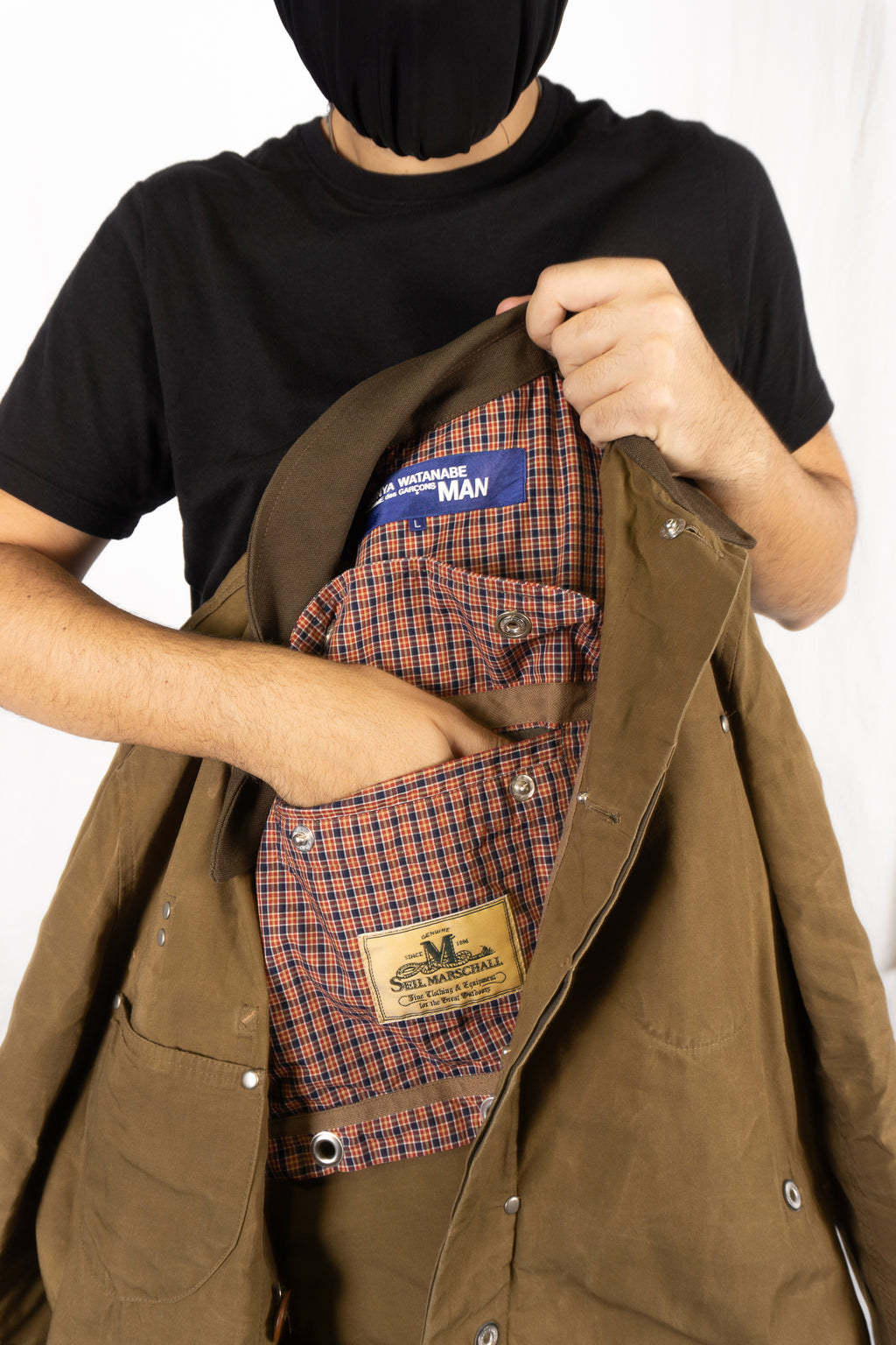 Junya Watanabe Man x Seil Marschall S/S 2014 reversible coat – reversed side | Recente Studio
