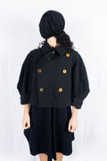 Comme des Garçons A/W 2016 cropped coat – front view | Recente Studio