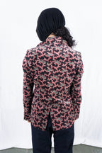 Comme des Garçons A/W 2001 printed velvet jacket – full length | Recente Studio