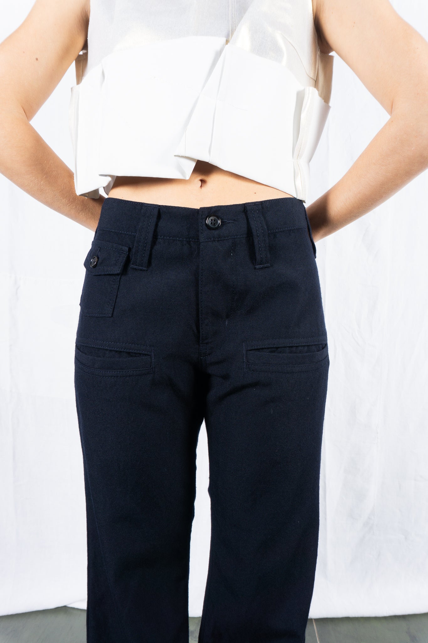 tricot Comme des Garçons AW07 pockets pants – full length | Recente Studio
