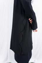 robe de chambre Comme des Garçons 1999 waves coat – hem detail | Recente Studio