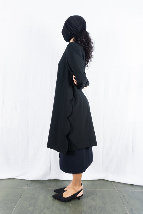 robe de chambre Comme des Garçons 1999 waves coat – front view | Recente Studio
