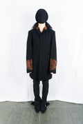 BLACK Comme des Garçons S/S 2015 leopard coat – front view | Recente Studio