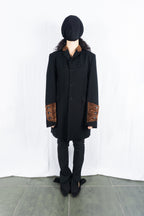 BLACK Comme des Garçons S/S 2015 leopard coat – front view | Recente Studio