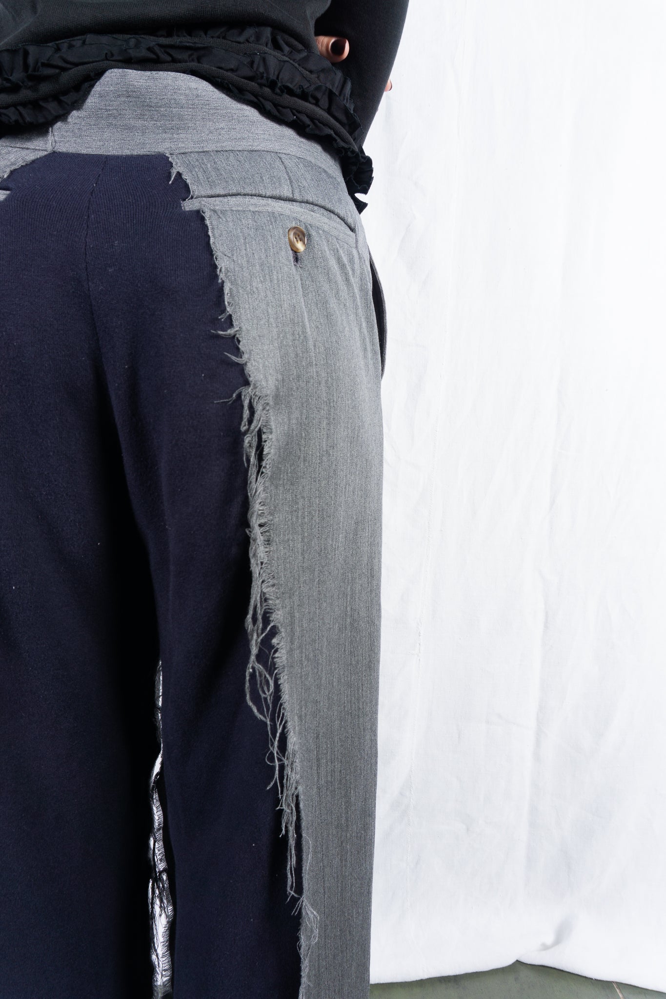 Undercover A/W 2015 wide pants – waist detail | Recente Studio