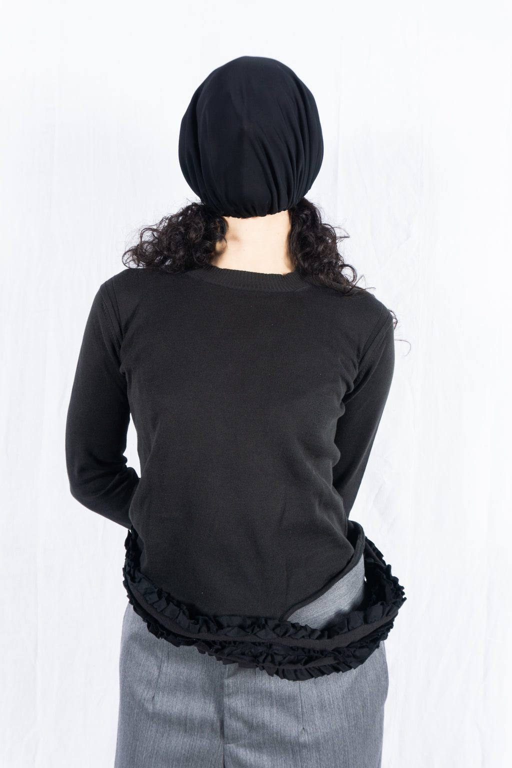 tricot Comme des Garçons 1999 cut knitwear – side view | Recente Studio